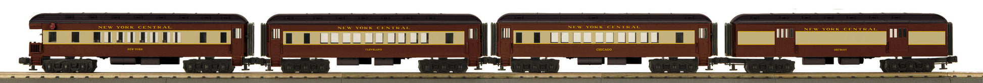 MTH 33-6262 O NYC Rugged Rails O-27 Madison Passenger Car Set (Set of 4)