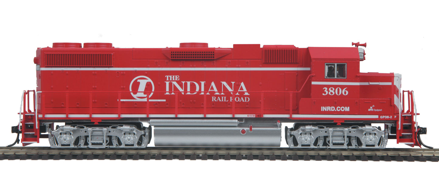 MTH 85-2022-1 HO Indiana Railroad GP38-2 Diesel Engine with Proto-Sound 3 #3806