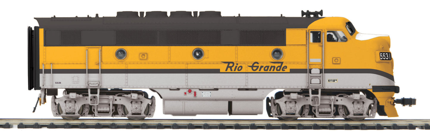 MTH 80-2198-0 HO Denver & Rio Grande Western F-3A Diesel Loco DCC Ready #5531