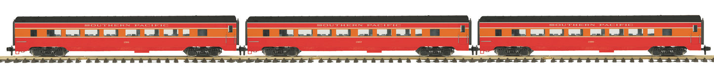 MTH 70-65028 G Southern Pacific Streamlined Smooth Passenger Car Set (Set of 3)