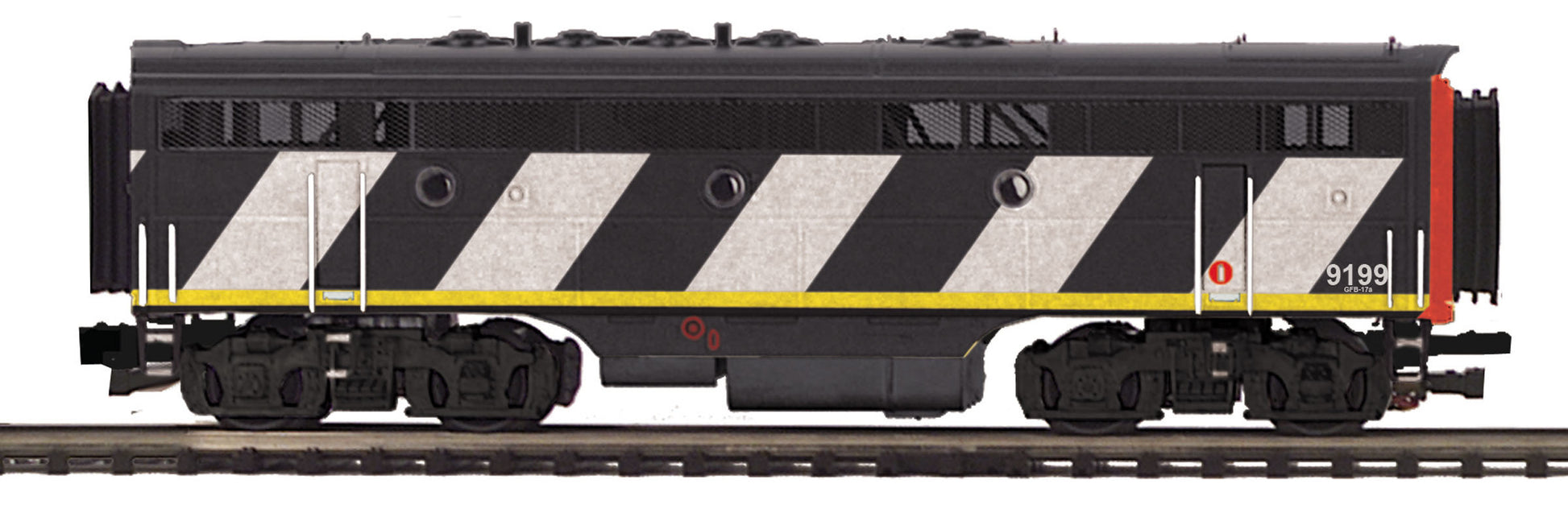 MTH 20-20555-3 Canadian National F-7 B-Unit Non-Powered Diesel Engine #9199