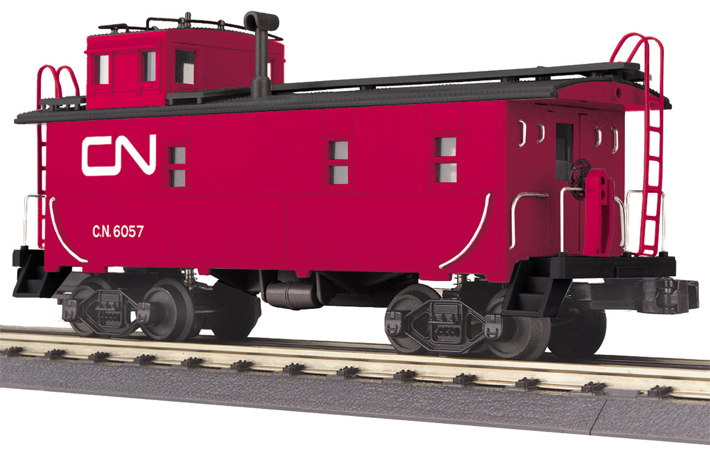 MTH 30-77282 O Canadian National Offset Steel Caboose Car #6057