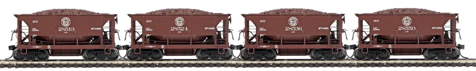 MTH 80-9009-2 HO Duluth Missabe & Iron Range 70-Ton CD Ore Car U25 #3