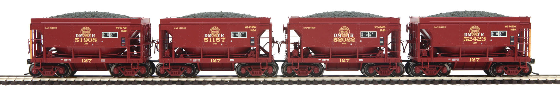 MTH 80-9009-3 HO Duluth Missabe & Iron Range 70-Ton CD Ore Car U29 #1