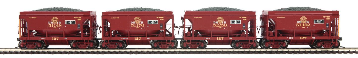 MTH 80-9009-4 HO Duluth Missabe & Iron Range 70-Ton CD Ore Car U29 #2