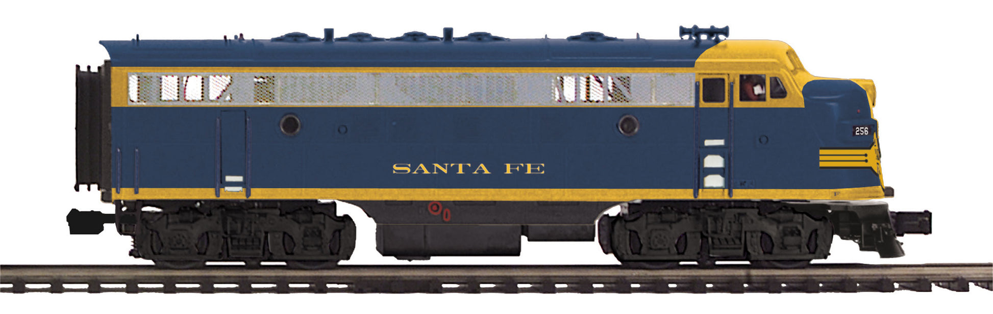 MTH 20-20558-1 Santa Fe F-7 A Unit Diesel Engine w/ P-S 3 #256 (Hi-Rail Wheels)