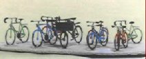Shire Scenes SZ40 Z Assorted Bicycles Kit (Pack of 8)