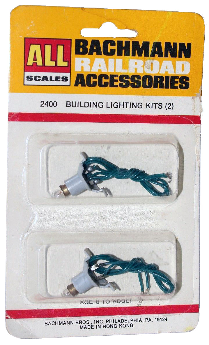 Bachmann 2400 HO Building Lighting Kits (Pack of 2)