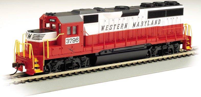 Bachmann 60337 HO Western Maryland EMD GP40 Diesel Locomotive w/DCC #3796