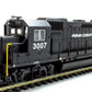 Bachmann 60303 HO Penn Central EMD GP40 Diesel Locomotive w/DC #3007 (black)
