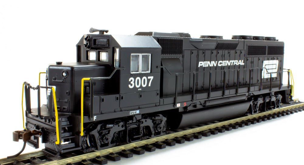 Bachmann 60303 HO Penn Central EMD GP40 Diesel Locomotive w/DC #3007 (black)