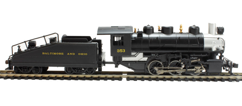 Bachmann 51603 HO Baltimore & Ohio 0-6-0 w/Slope-Back Tender w/DCC Steam Loco