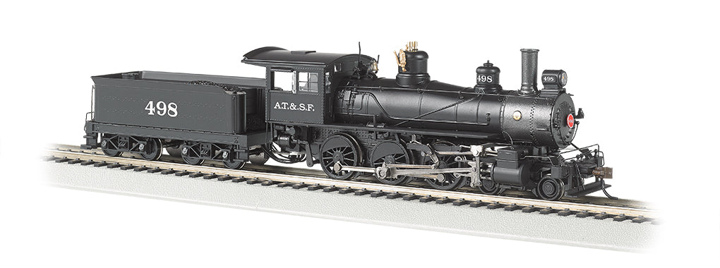 Bachmann 51405 HO Santa Fe Baldwin 4-6-0 Steam Loco w/DCC & Souond #498