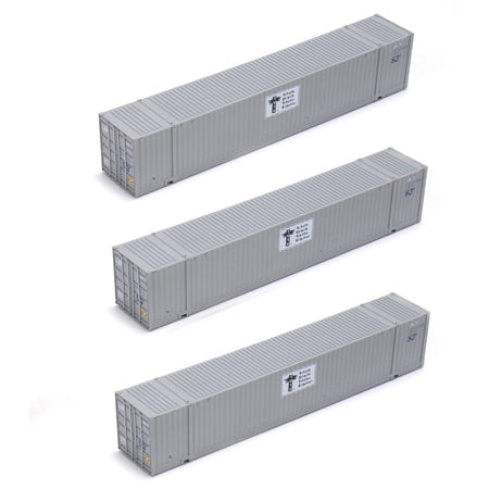 Athearn 26578 HO TOTE 53' Jindo Container (Set of 3)