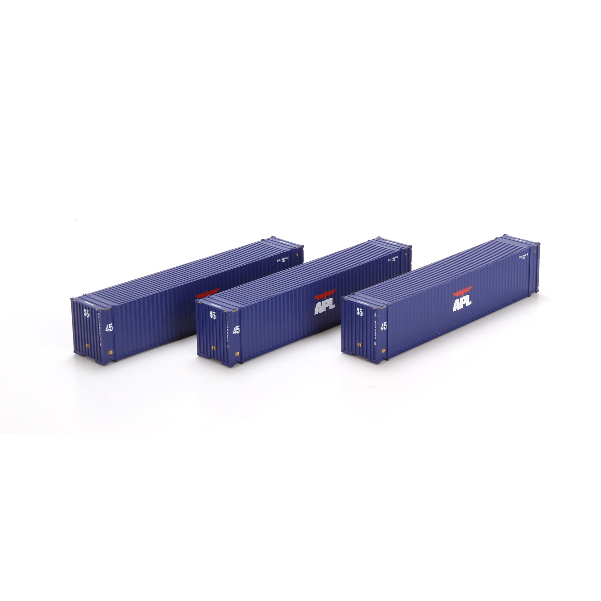 Athearn 27775 HO APL American President Lines 45' Container (Set of 3)