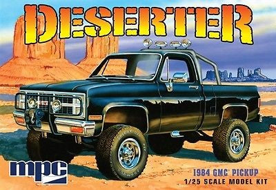 MPC 847 1:25 1984 GMC Pickup Truck White Deserter