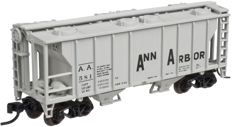 Atlas 50002104 N Ann Arbor PS-2 Covered Hopper #581