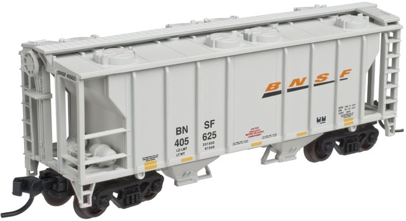 Atlas 50002107 N Burlington Northern Santa Fe PS-2 Covered Hopper #405625