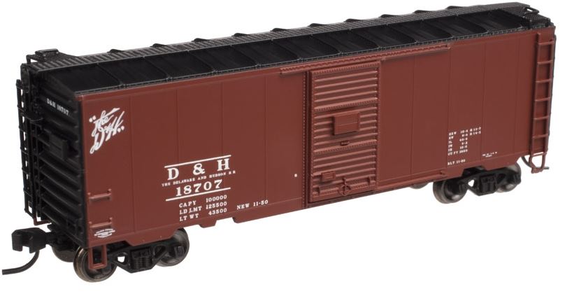 Atlas 50001938 N DH PS-1 40' Boxcar with 6' Door & 12-Stiffener Roof #18707