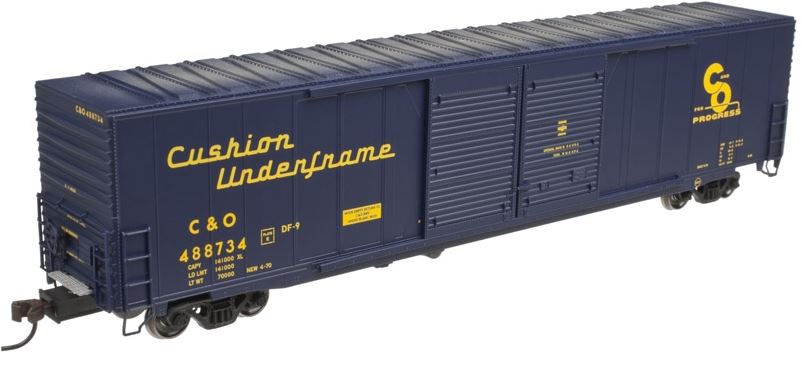 Atlas 20003083 HO Chesapeake & Ohio ACF 60' Double-Door Auto Part Boxcar #488734