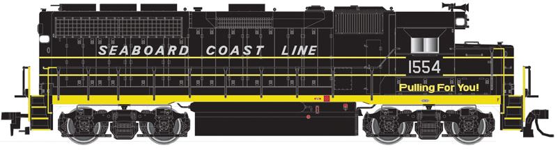 Atlas 10001720 HO SCL EMD GP40 Low Nose Diesel Locomotive with Sound & DCC #1554