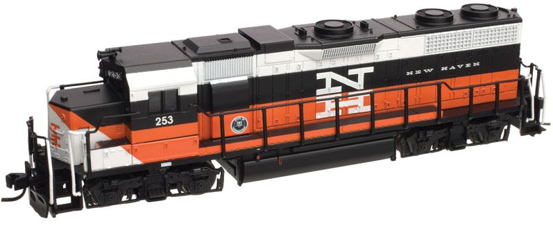 Atlas 10001724 HO NH EMD GP38 Low Nose Diesel Locomotive with Sound & DCC #253