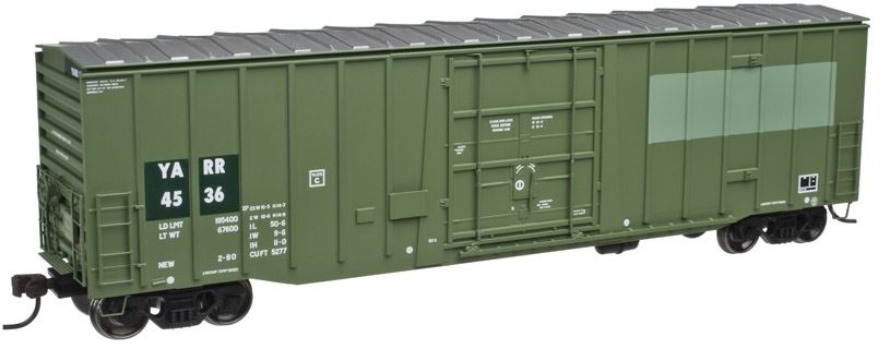 Atlas 20002993 HO Youngstown & Austintown NSC 5277 50' Plug-Door Boxcar #4536