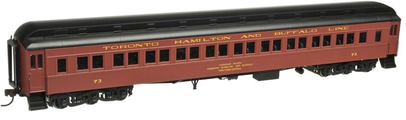 Atlas 20003063 HO Toronto Hamilton & Buffalo Heavyweight Paired-Window Coach #73