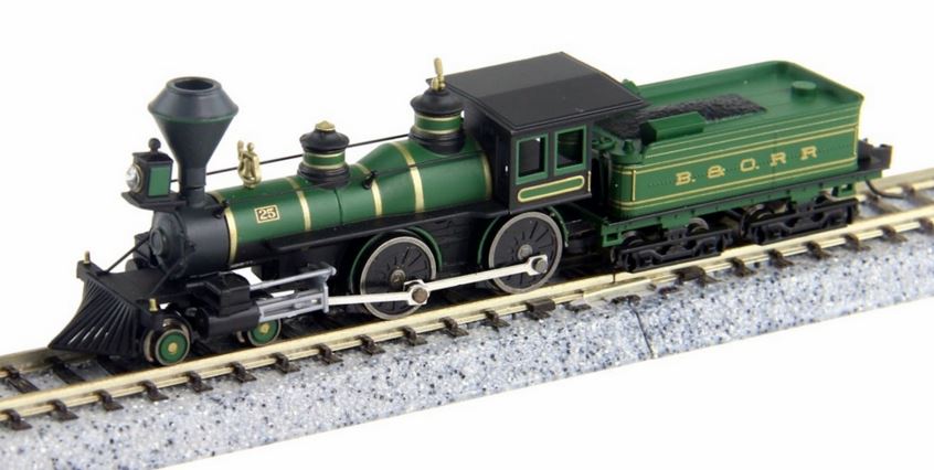 Atlas 40002119 N Baltimore & Ohio 4-4-0 American Steam Locomotive #25