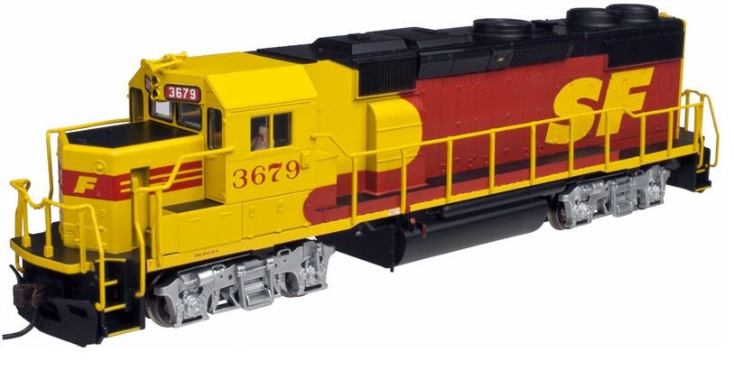 Atlas 10001776 HO Santa Fe (Kodachrome) EMD Phase II GP39-2 Diesel Engine #3679