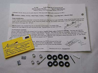 A-Line 50121 HO Dress-up W/2-Hole Disc Wheels Kit (Pack of 8)