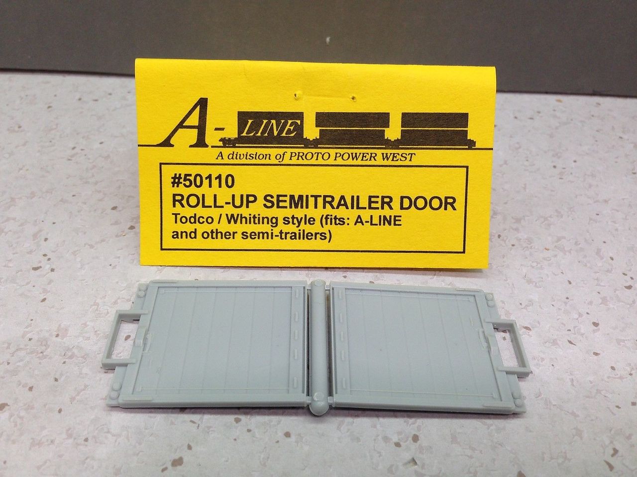 A-Line 50110 HO Roll-Up Semitrailer Door Todco/Whiting Style
