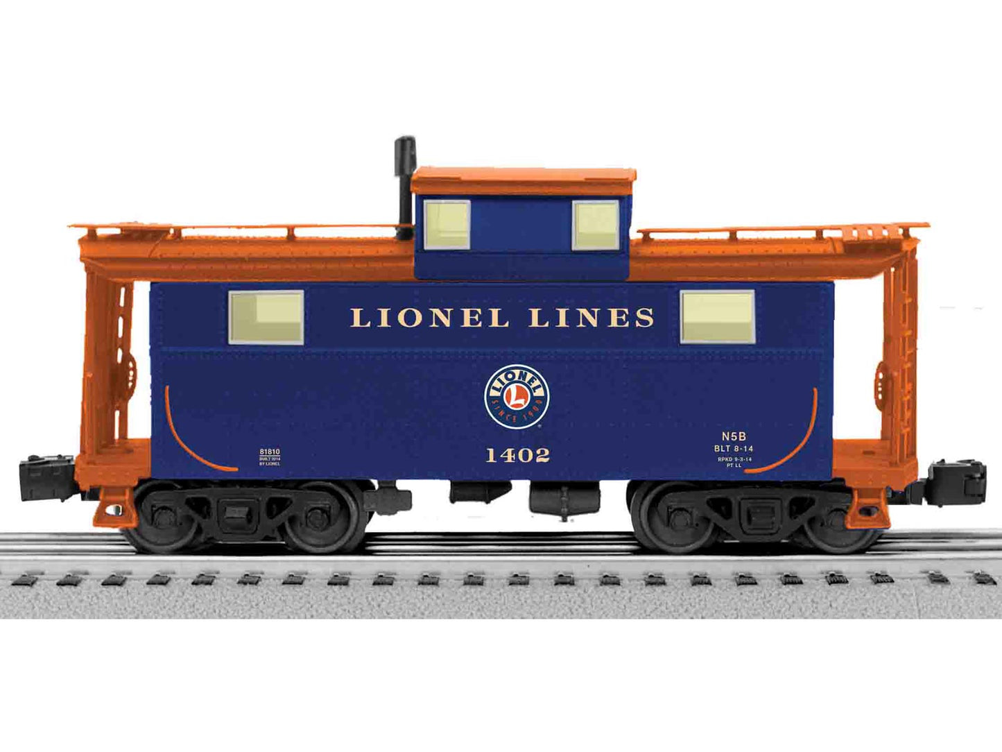 Lionel 6-81810 O Lionel Lines N5B Cupola Caboose w/Lights & Smoke #1402