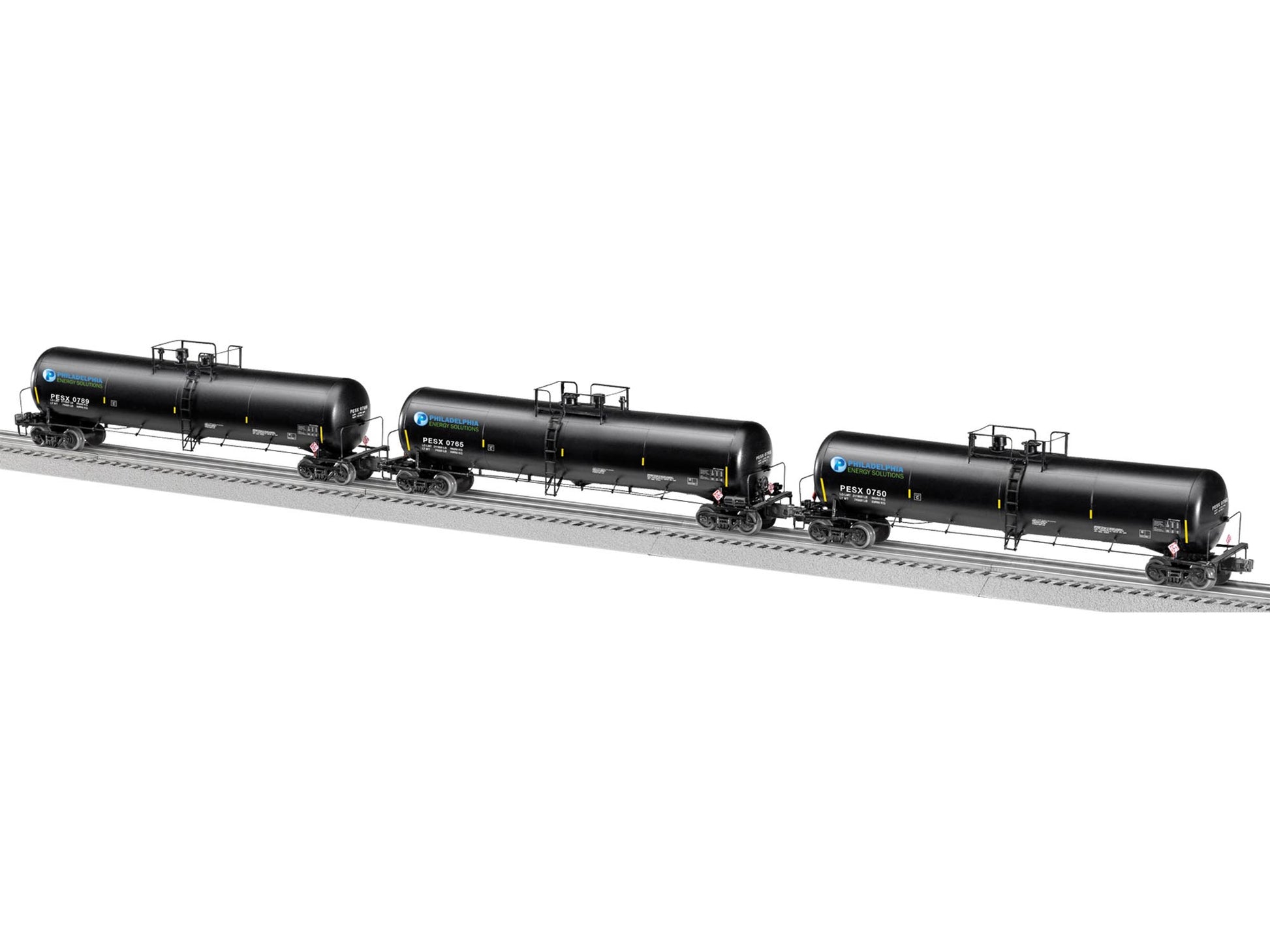 Lionel 6-82644 O Philadelphia 30K-Gallon Tank Car 3-Pack #0789, 0765, 0750