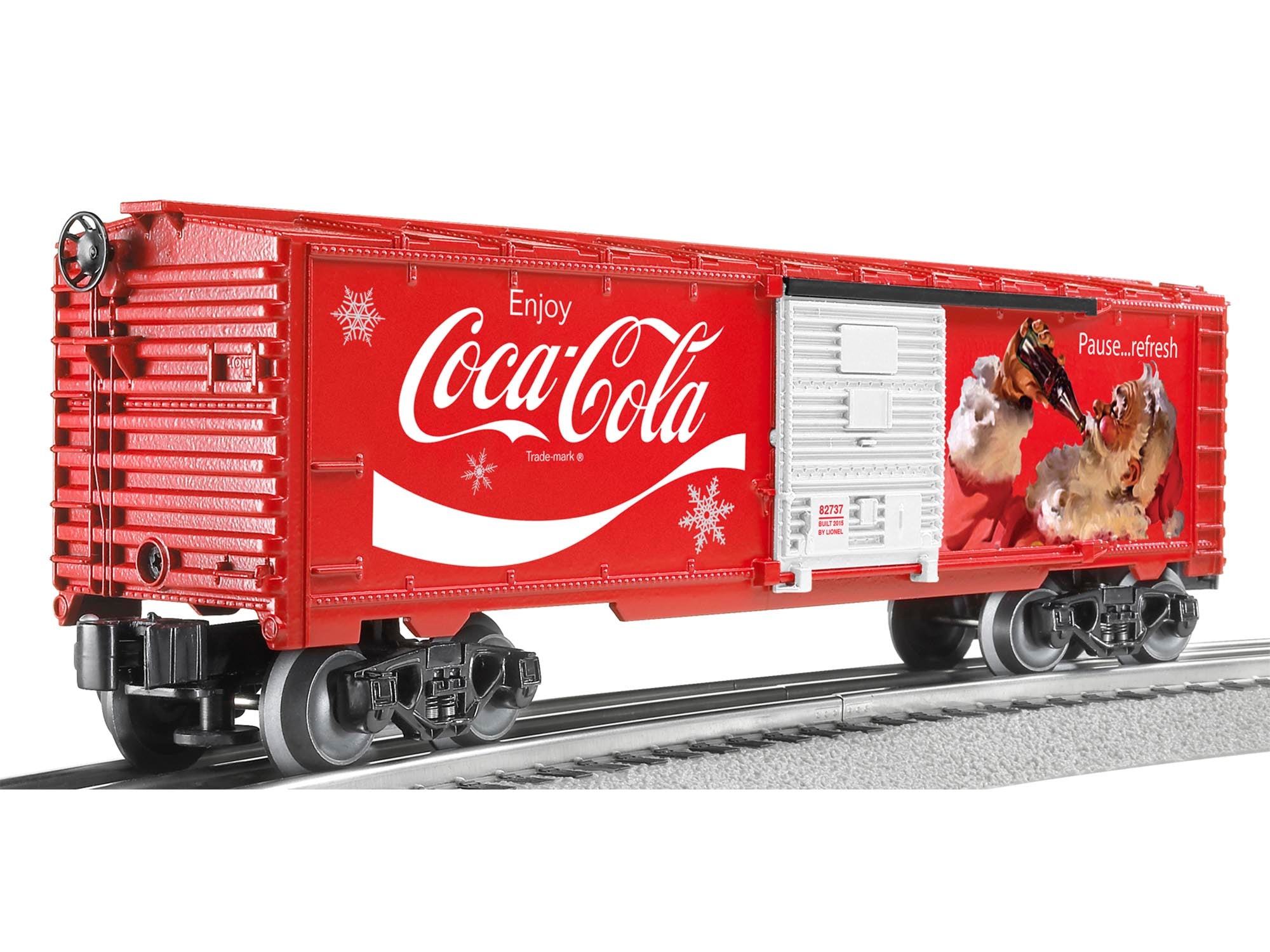 Lionel 6-82737 O Coca Cola Santa Car Boxcar – Trainz