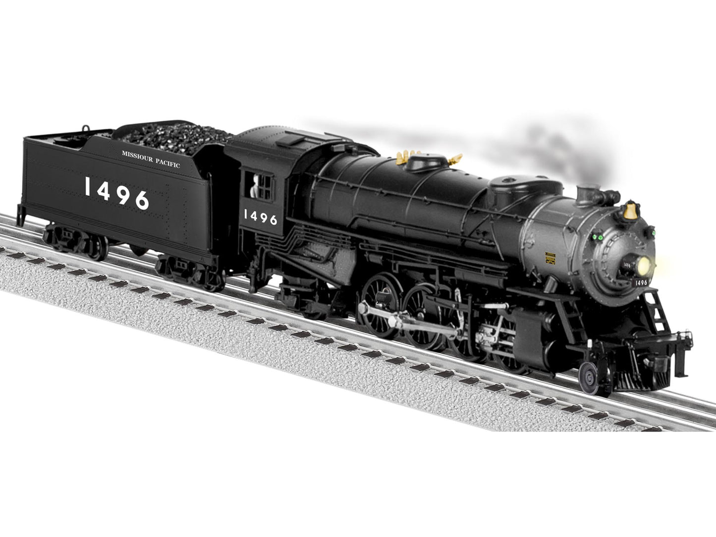Lionel 6-81183 O Missouri Pacific 2-8-2 Mikado Legacy Steam Loco #1496 - 3 Rail