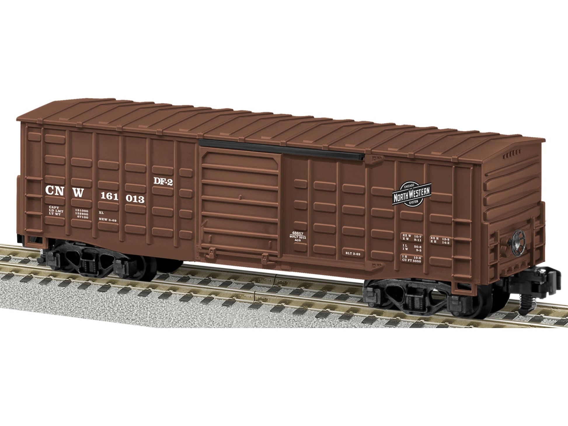 American Flyer 6-48857 S Chicago & NorthWestern Waffle-Sided Boxcar #161013