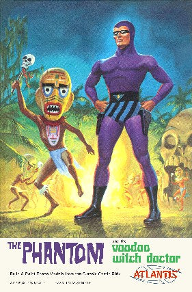 Atlantis Models AMC-3004 1:8 The Phantom and VooDoo Witch Doctor