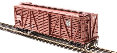 Broadway Limited 4119 HO Santa Fe PRR K7 Stock Car with Hog Sounds