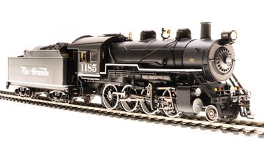 Broadway Limited 4327 HO D&RGW 2-8-0 Consolidation Steam Locomotive #1185