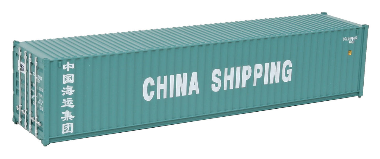 Walthers 949-8151 HO Assembled China Shipping 40' Corrugated Container