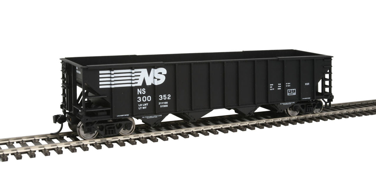 Walthers 910-1962 HO Norfolk Southern 50' 100-Ton 4-Bay Hopper RTR #300352