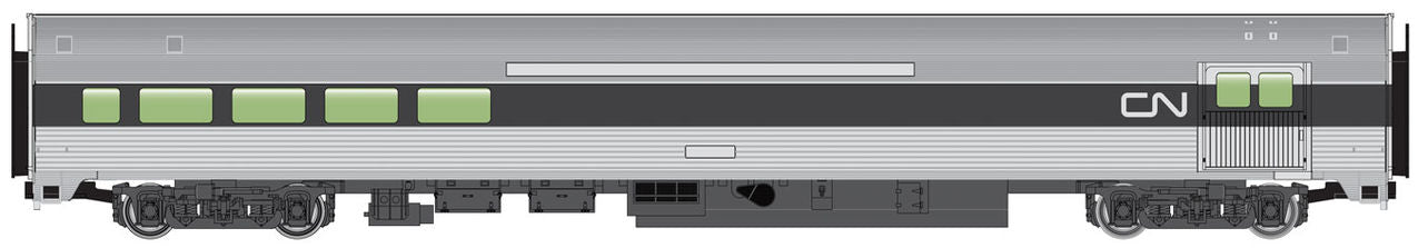 Walthers 910-30060 HO Canadian National 85' Budd Baggage-Lounge - Ready to Run