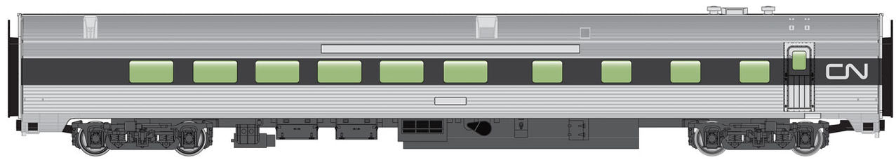 Walthers 910-30161 HO Canadian National 85' Budd Diner - Ready to Run