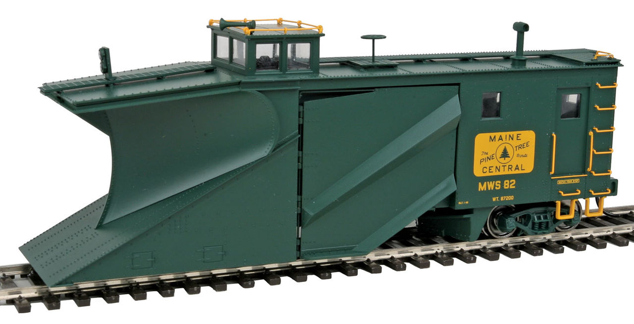 Walthers 920-110017 HO Maine Central Russell Snowplow - Ready to Run #MWS 82