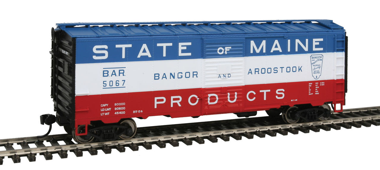 Walthers 910-1753 HO Bangor & Aroostook 40' AAR 1948 Boxcar - Ready to Run #5067