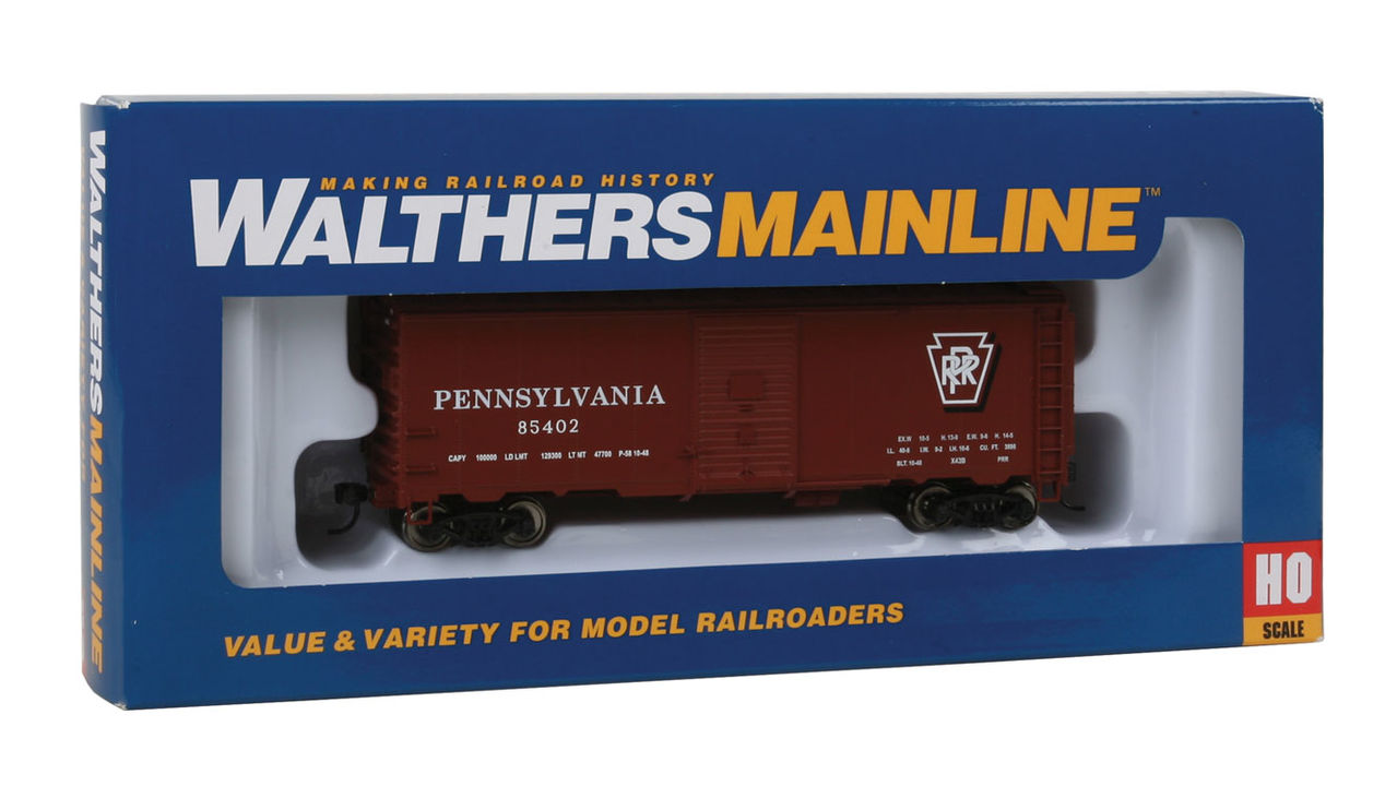 Walthers 910-1759 HO Pennsylvania Railroad 40' AAR 1948 Boxcar RTR #85402
