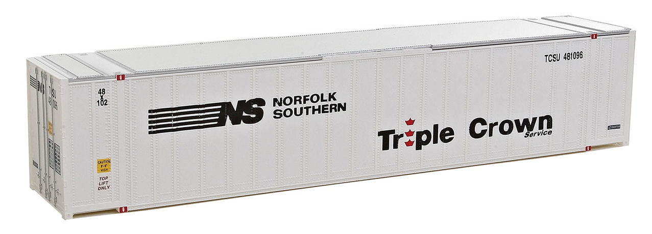 Walthers 949-8465 HO NS Triple Crown 48' Stoughton Ribside Container