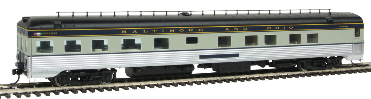 Walthers 920-9409 HO B&O 85' P-S 5-Bedroom Buffet-Lounge-Observation