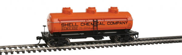 Walthers 910-1108 HO Shell Chemical Co. SCMX 36' 3-Dome Tank Car